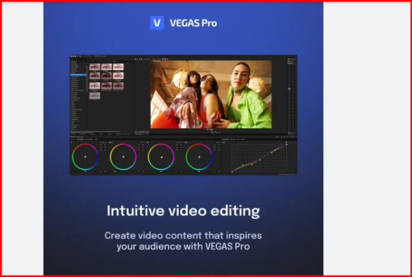 MAGIX VEGAS Pro ediitng software